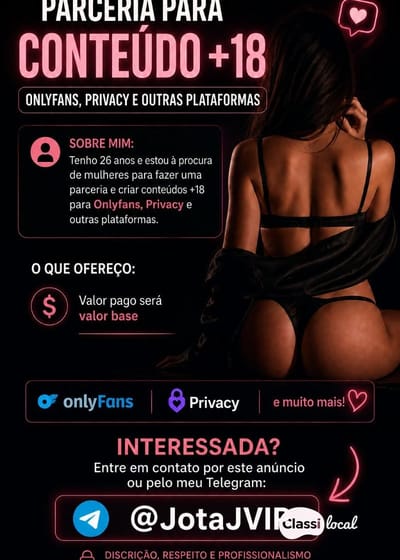 homem procura mulher - Parceria Profissional com Criadoras +18 em Uberaba/MG em Uberaba